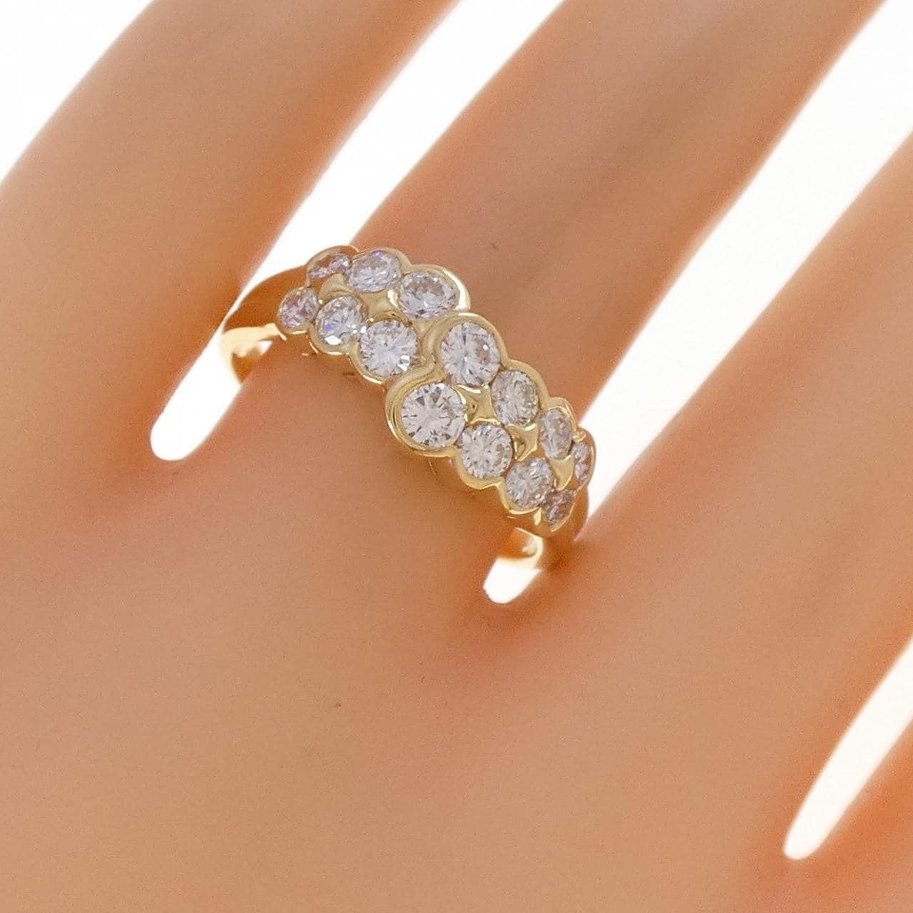 K18YG ダイヤモンド リング 1.00CT