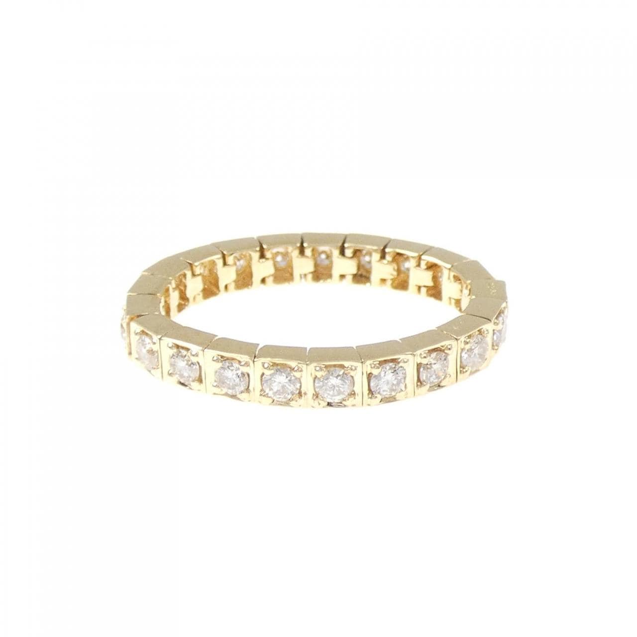 750YG フルエタニティ ダイヤモンド リング 0.85CT