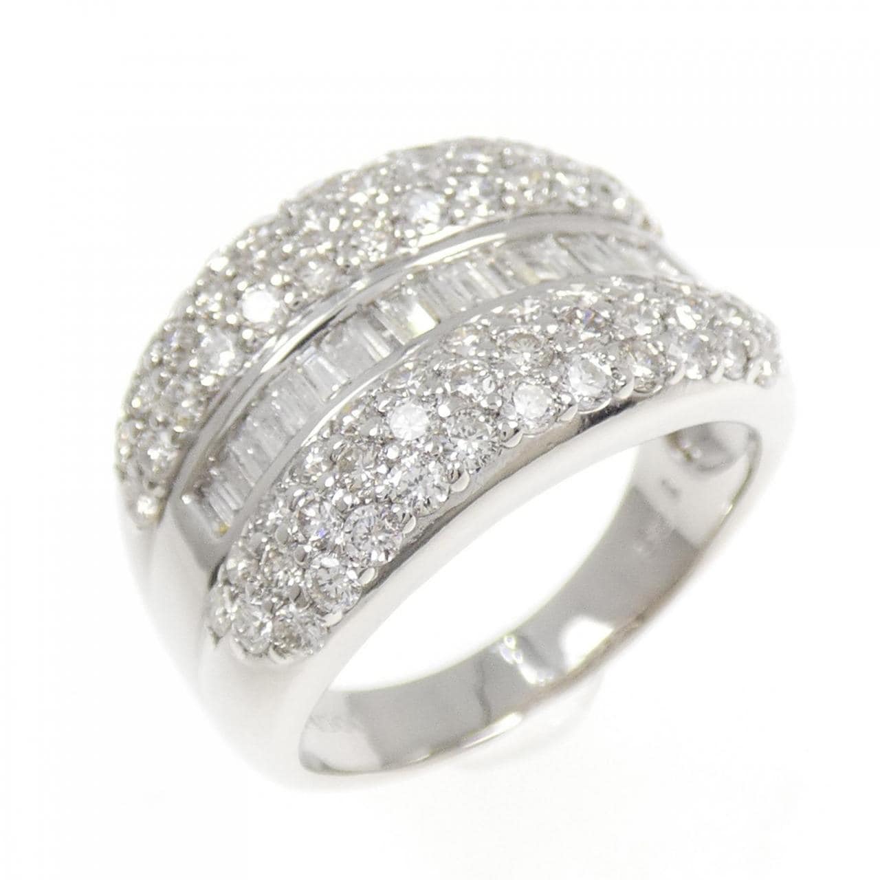 PT900 ダイヤモンド リング 1.65CT