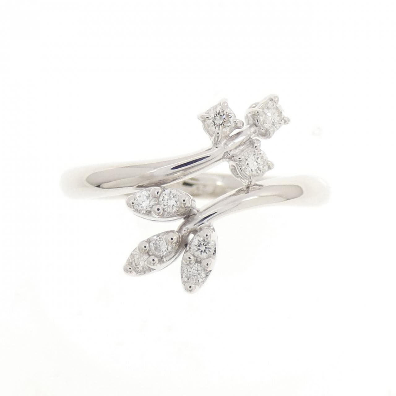750WG ダイヤモンド リング 0.25CT