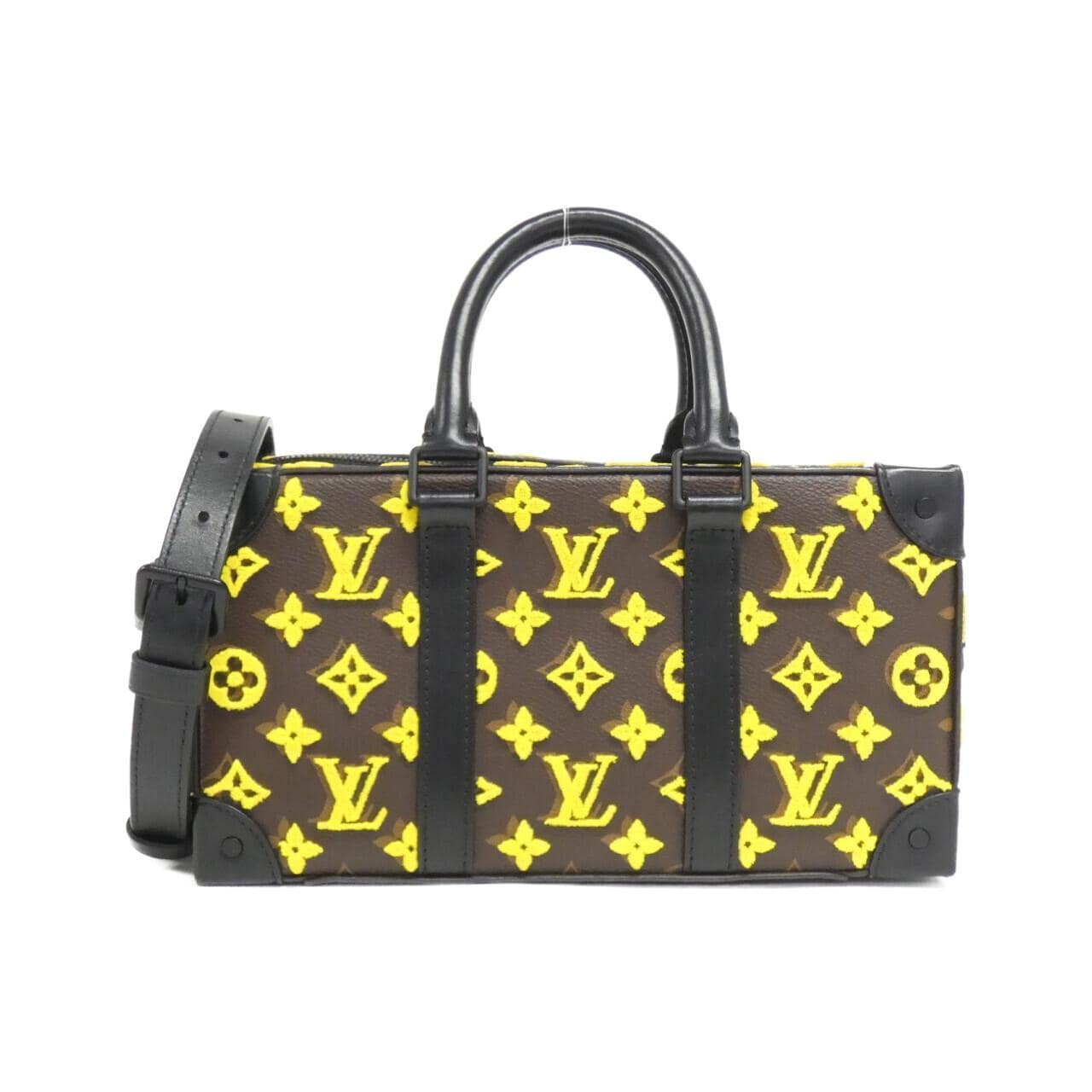 LOUIS VUITTON Monogram Taftage Speedy Soft Trunk M45025 波士顿包