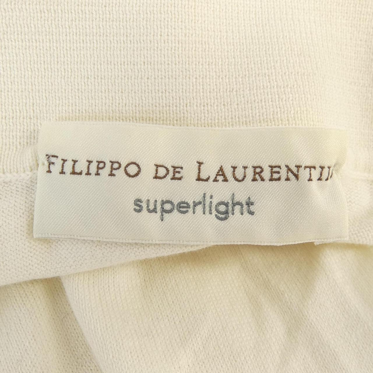 フィリッポデローレンティス FILIPPO DE LAURENTIIS ニット