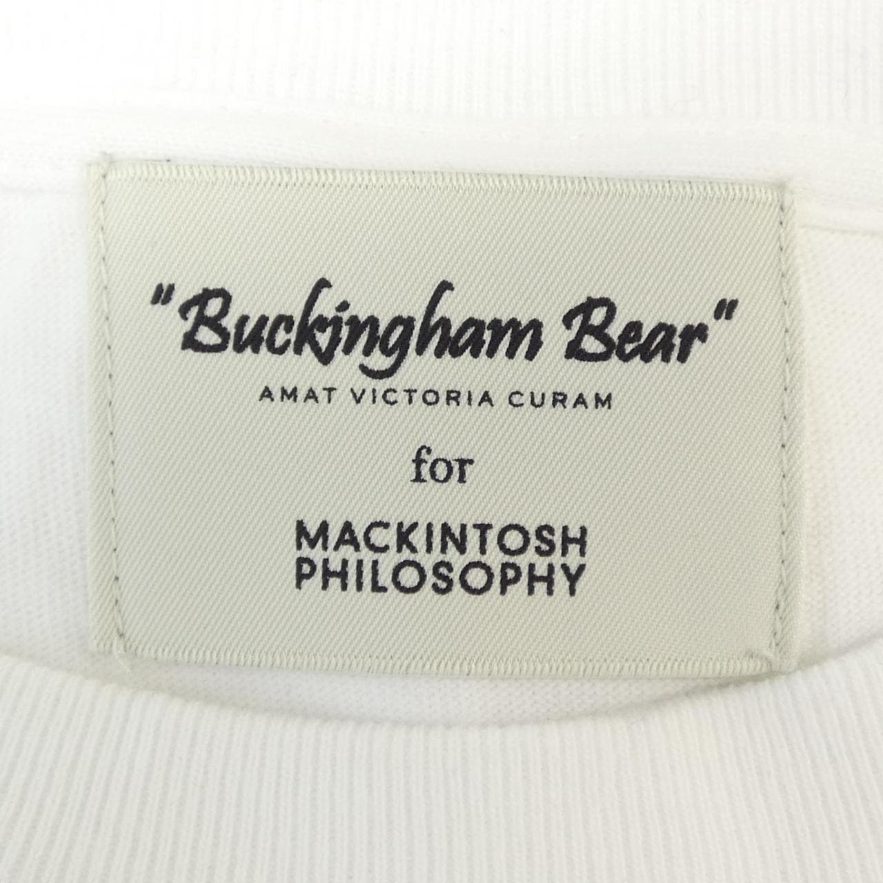 BUCKINGHAM BEAR MACKINTOSH PHILOSOPHY Tシャツ