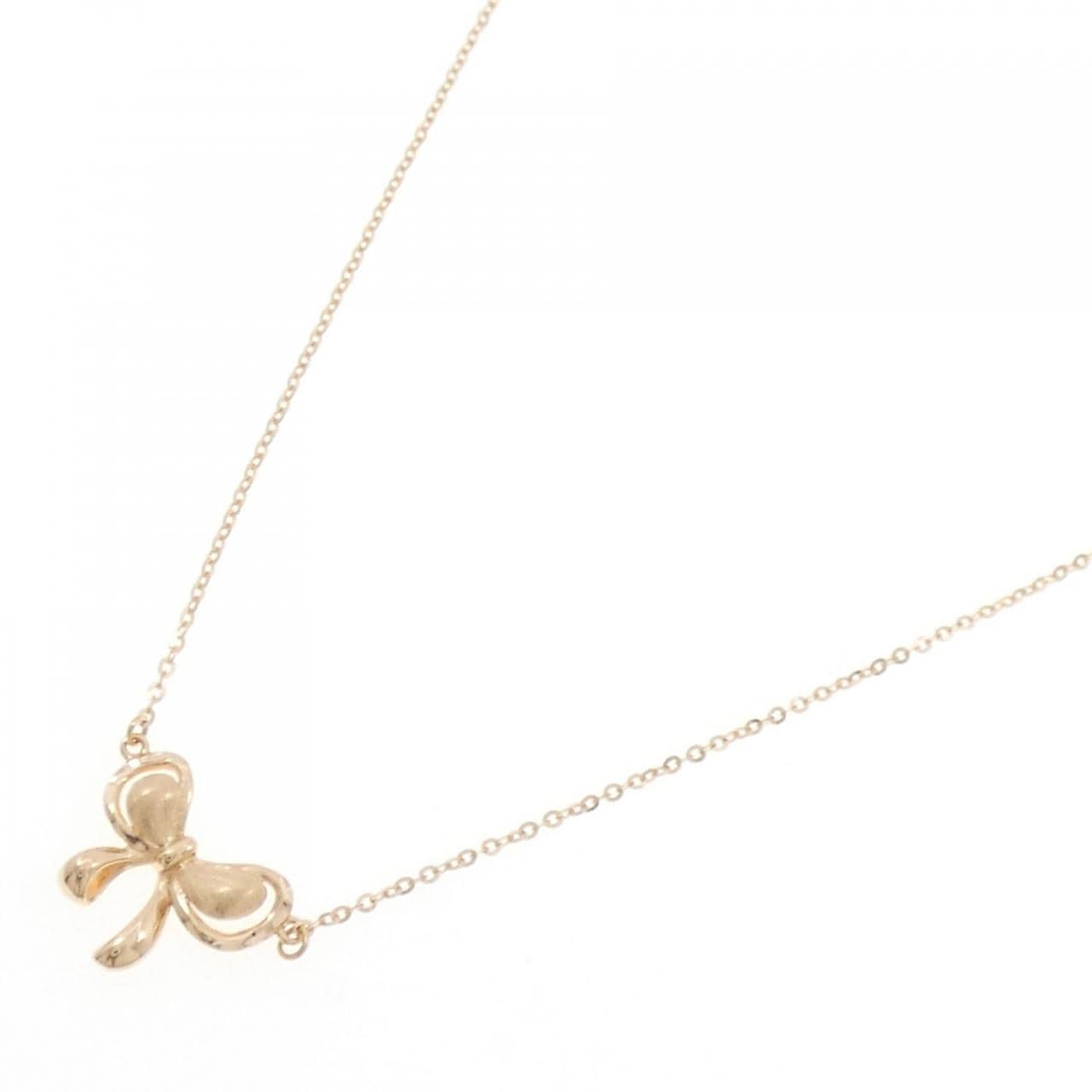 750PG リボン ネックレス