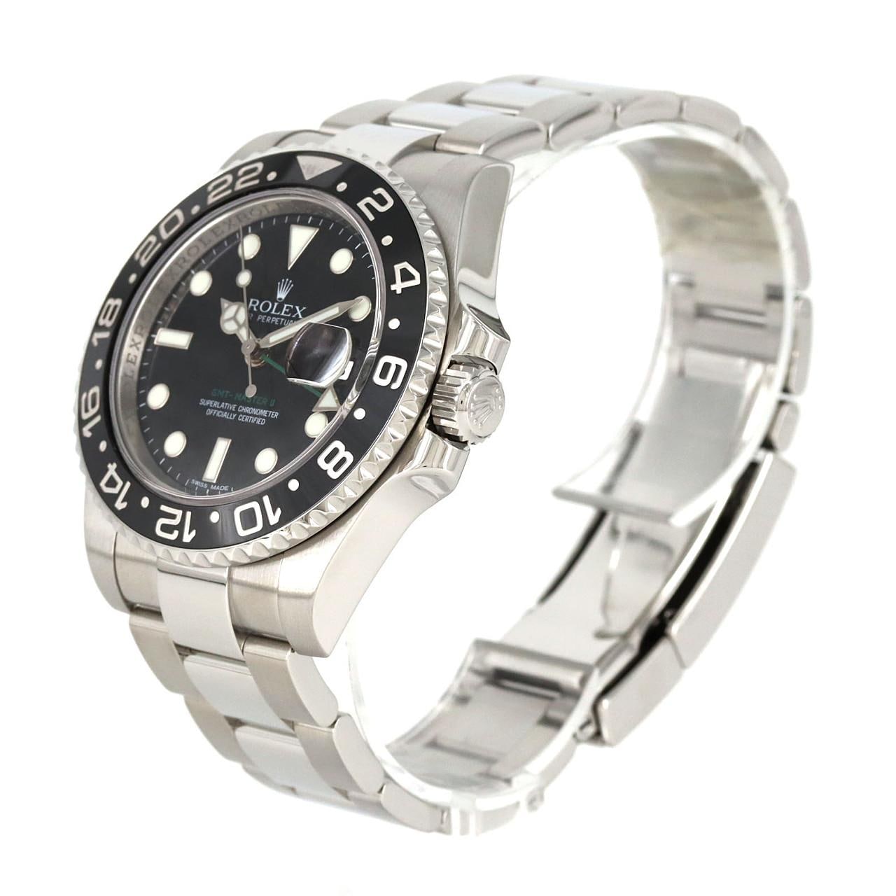 ロレックス GMTマスターⅡ 116710LN SS 自動巻 ランダム番