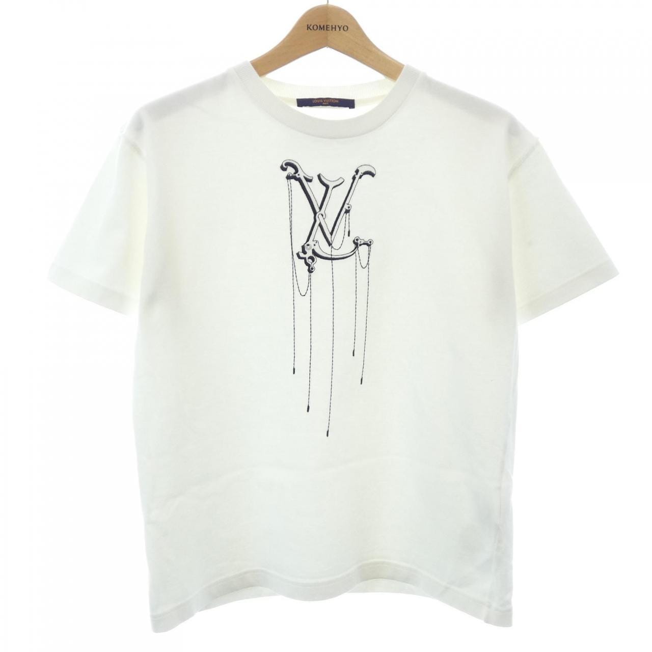 ルイヴィトン LOUIS VUITTON LVペンダント エンブロイダリー HIY12WJYH Tシャツ