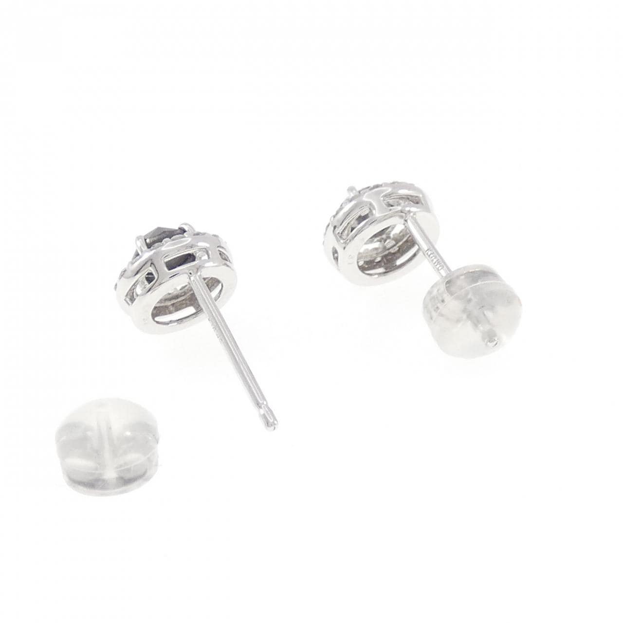 K14WG ダイヤモンド ピアス 0.83CT