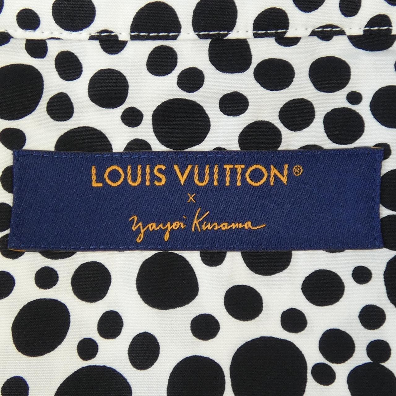 ルイヴィトン LOUIS VUITTON LV×YKインフィニティドットプリンテッドジップドシャツ HOS30WV29 草間彌生 ジャケット