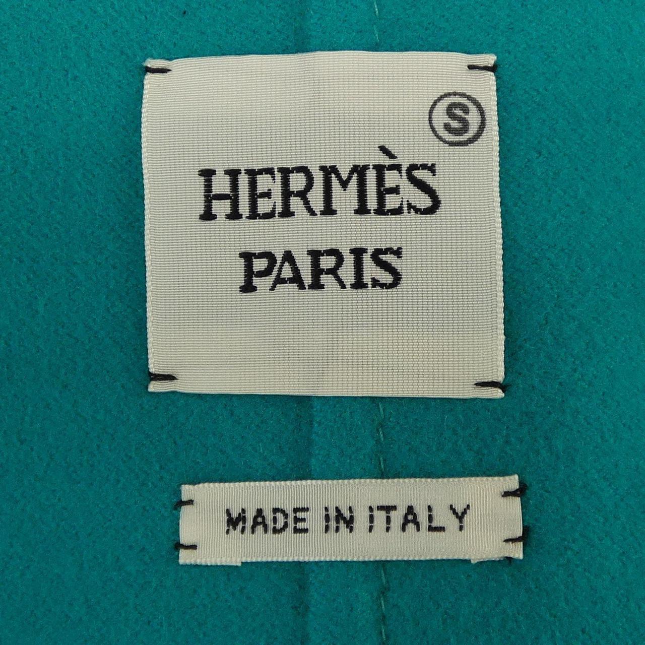 エルメス HERMES クルードセル　ダブルフェイス 4E0177DC ロングベスト