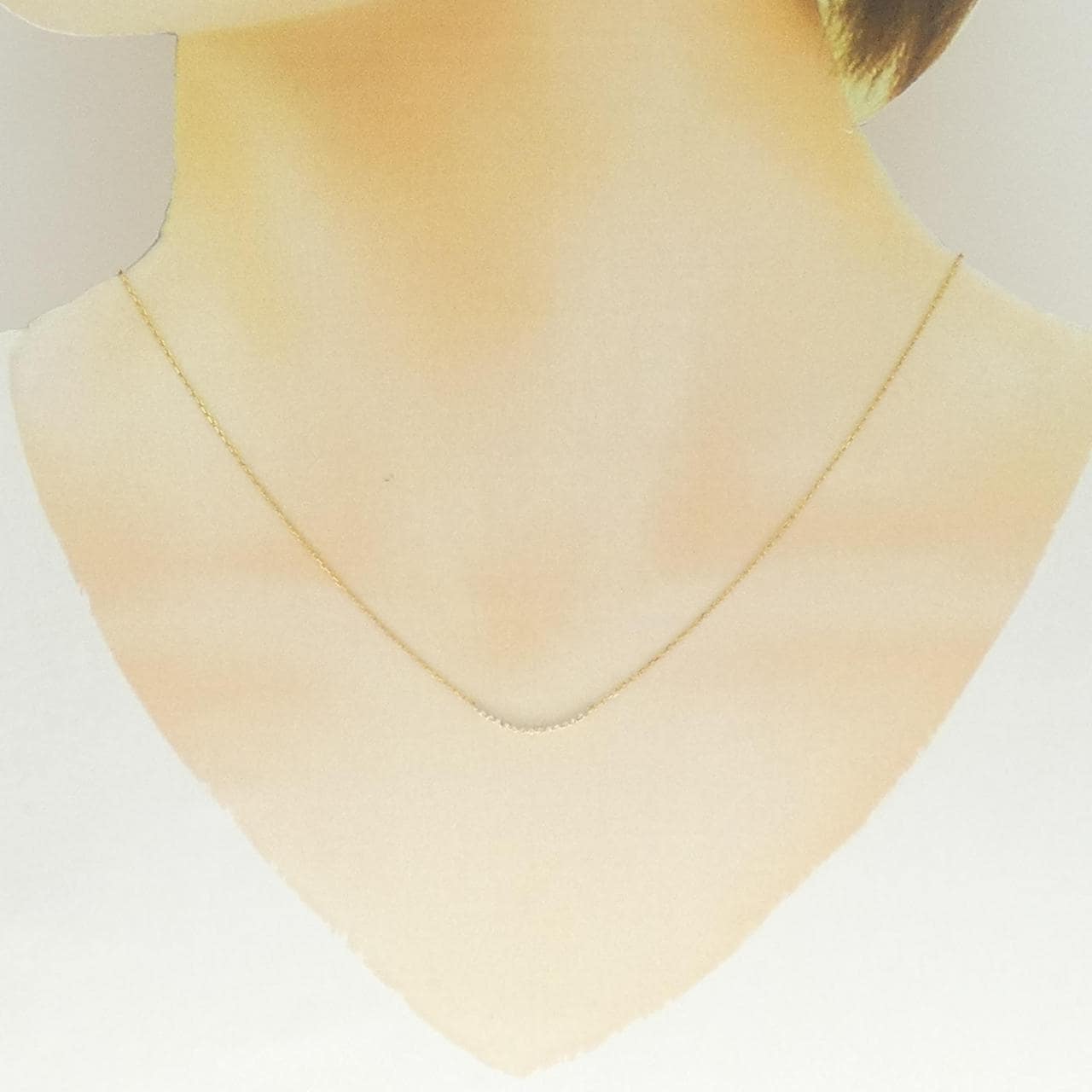 K18YG ダイヤモンド ネックレス 0.04CT