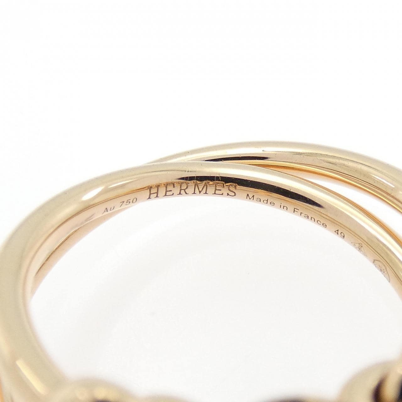 エルメス 黒蝶パール リング 8.5mm