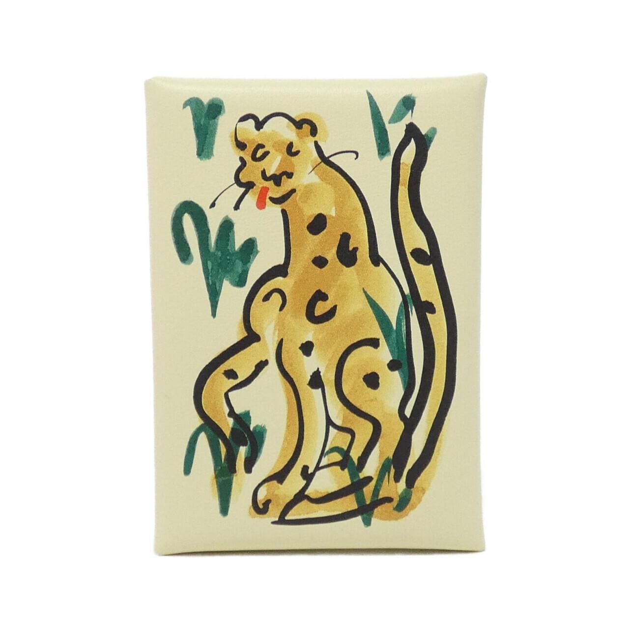 エルメス SPRING PANTHER カルヴィ デュオ 085457CK コインケース