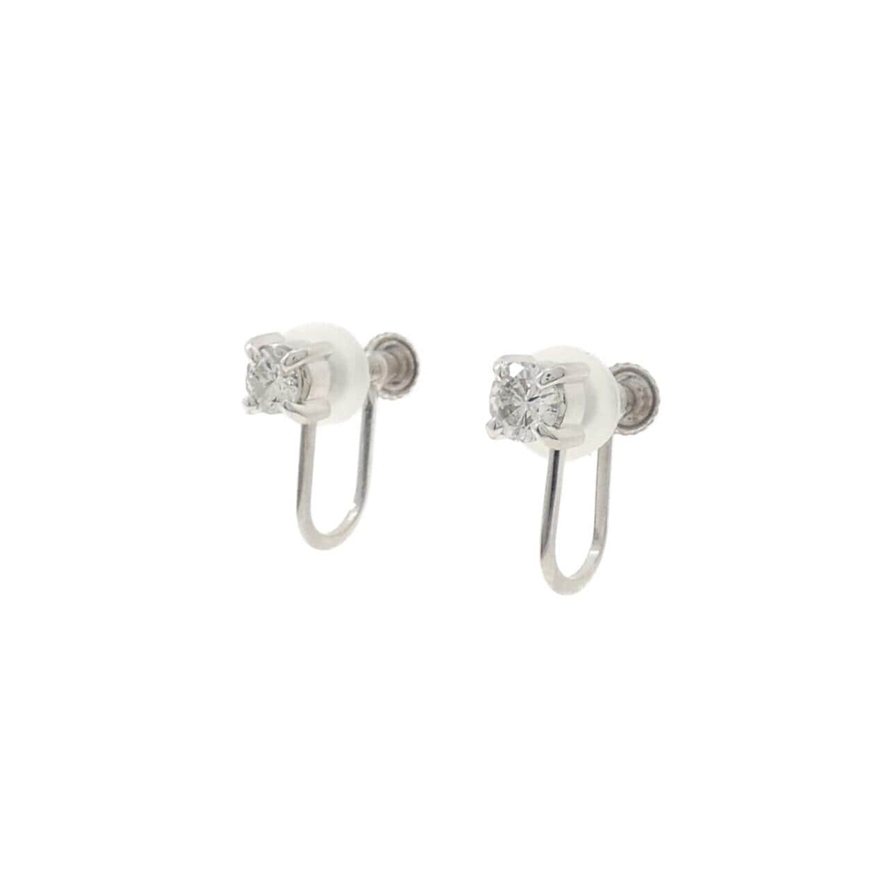 PT900 ダイヤモンド イヤリング 0.30CT