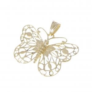 K18YG バタフライ ペンダント