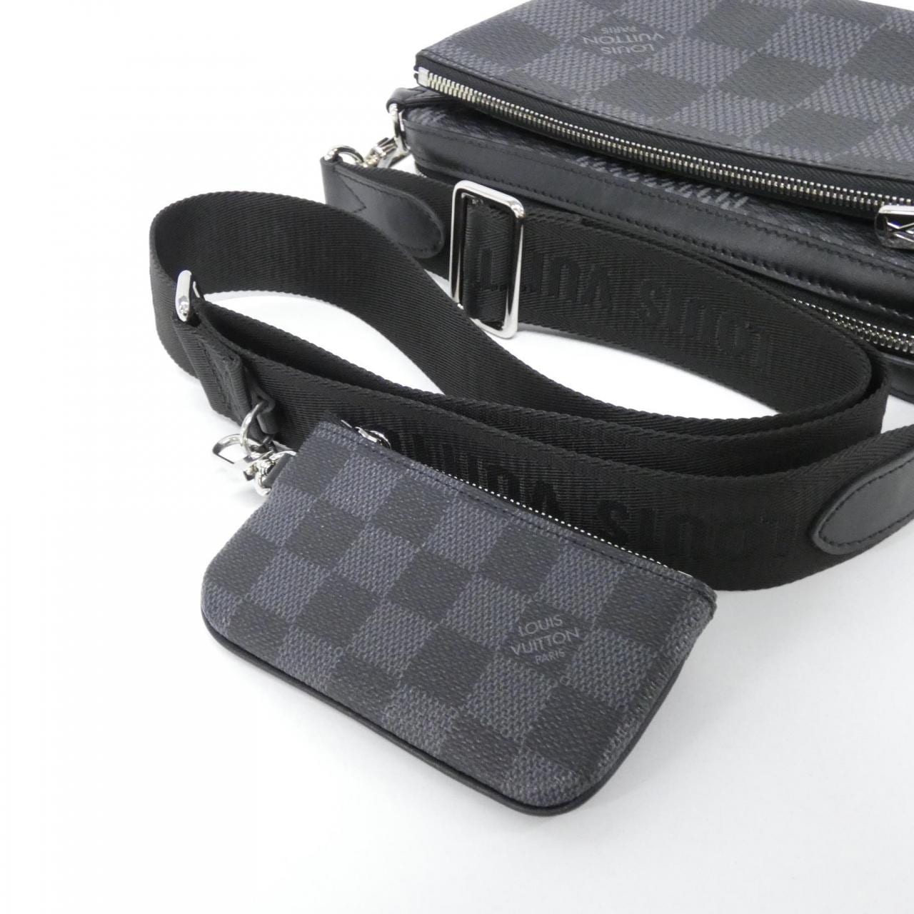 LOUIS VUITTON Damier Graphite 3D Trio 邮差包 N50017 单肩包