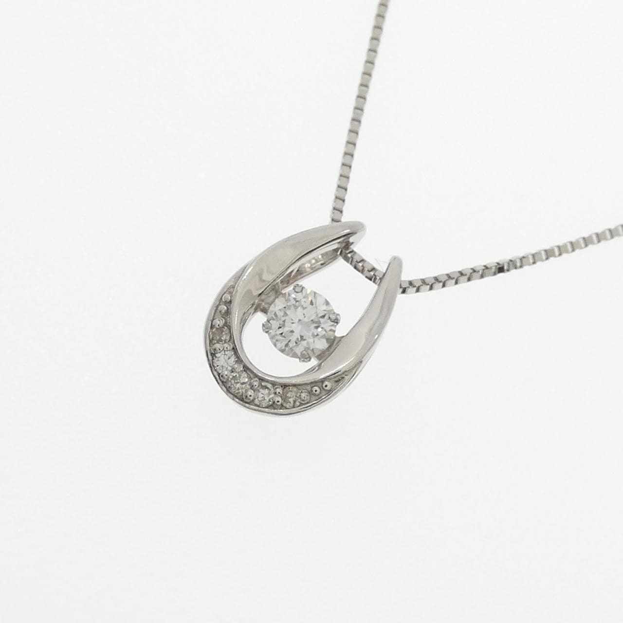 PT950/PT900/PT850 ダイヤモンド ネックレス 0.128CT
