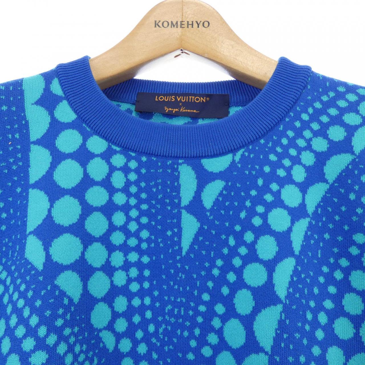 ルイヴィトン LOUIS VUITTON LV×YK オールオーバーパンプキンクルーネック HON38WJL4 草間彌生 ニット