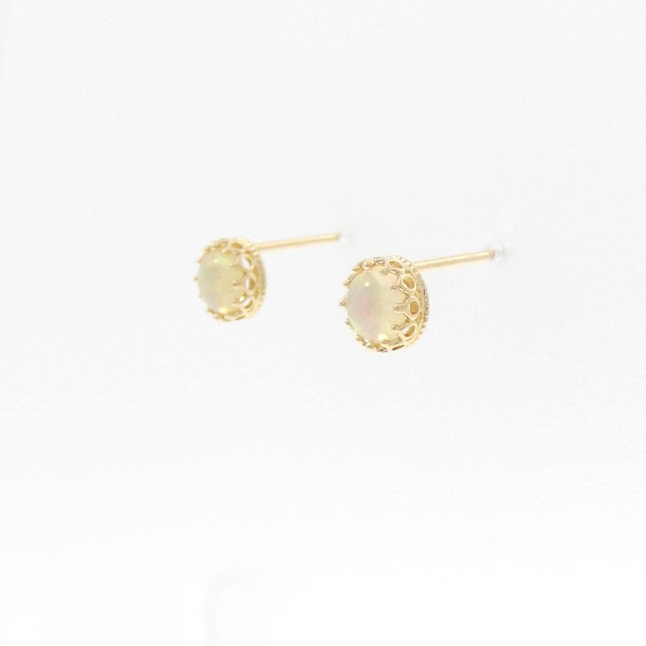 K18YG オパール ピアス