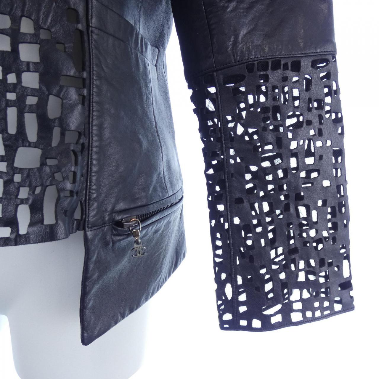 シャネル CHANEL レザージャケット