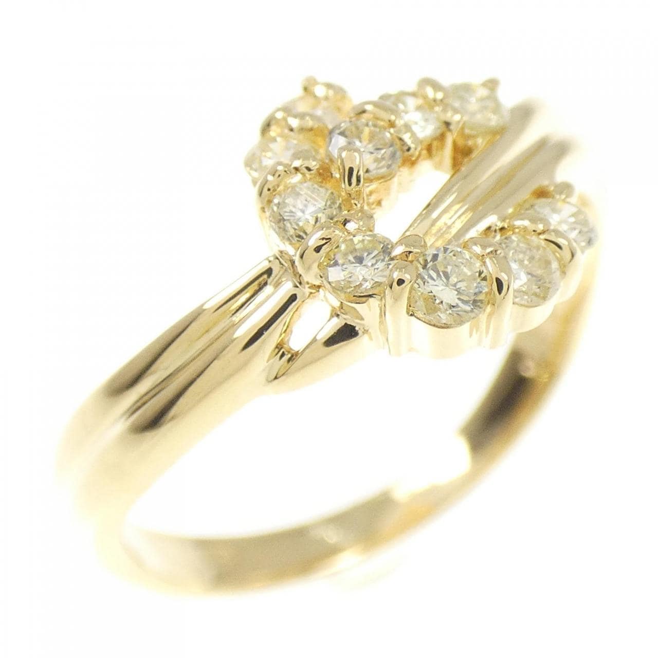 K18YG ダイヤモンド リング 0.30CT