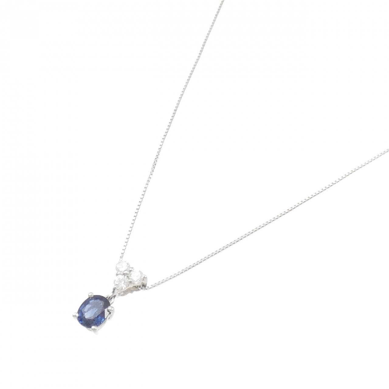 PT Sapphire Necklace 1.18CT