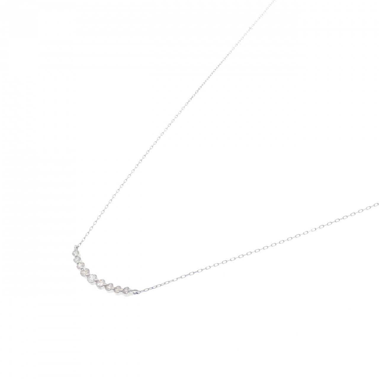【新品】PT900 ダイヤモンド ネックレス 0.20CT