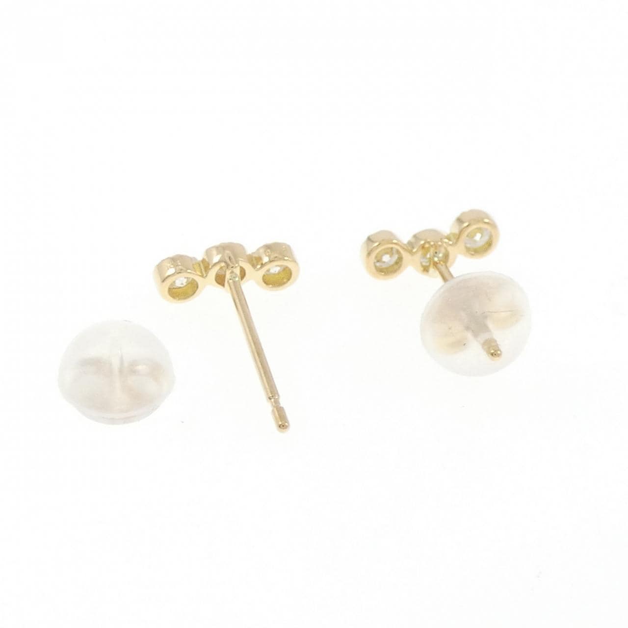 【リメイク】K18YG ダイヤモンド ピアス 0.20CT