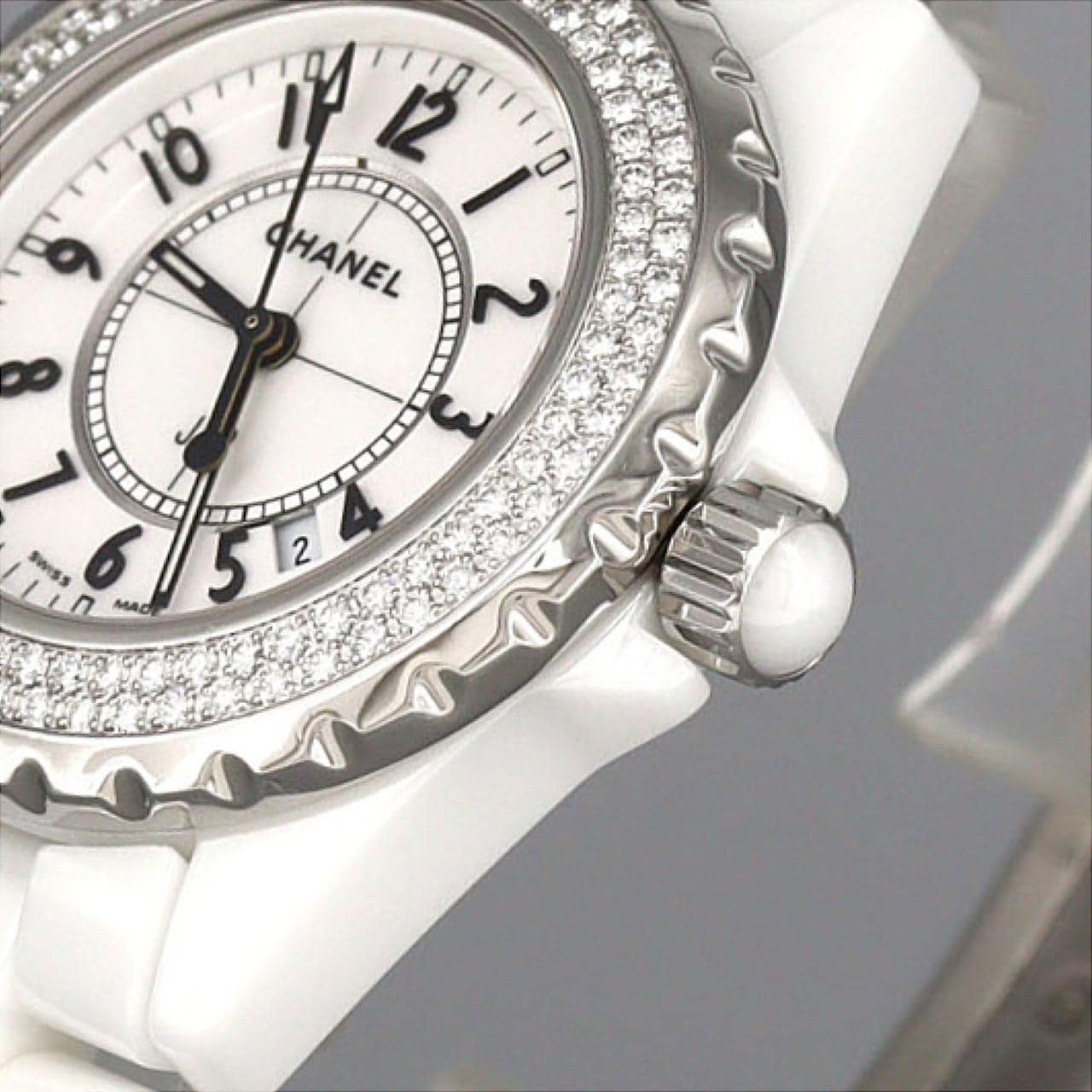 シャネル J12 33mmセラミック/2WD H0967 セラミック クォーツ