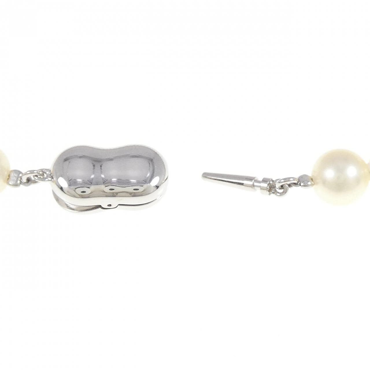 シルバークラスプ アコヤパール ネックレス 7-7.5mm