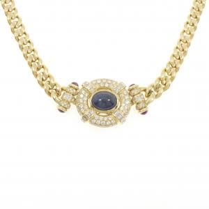 750YG サファイヤ ネックレス