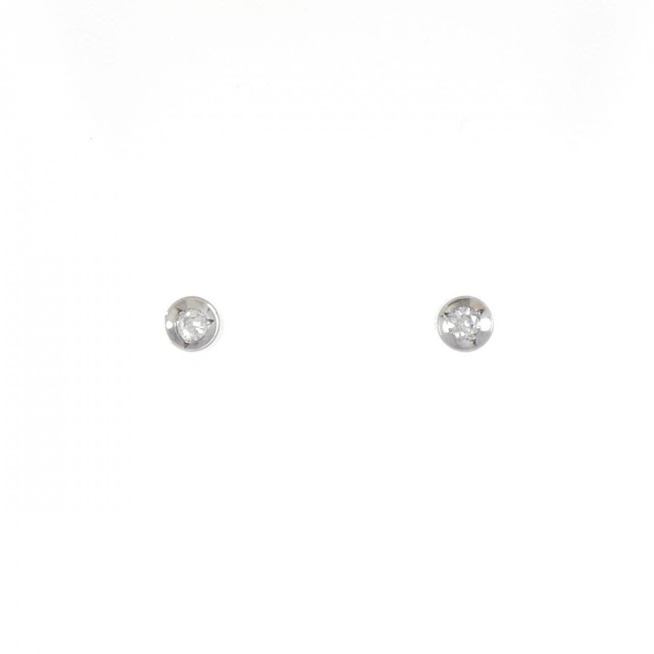 PT/PT900 ダイヤモンド ピアス 0.10CT
