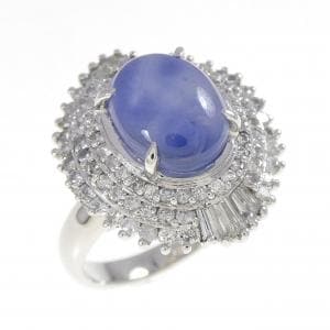 PT900 スターサファイヤ リング 6.46CT
