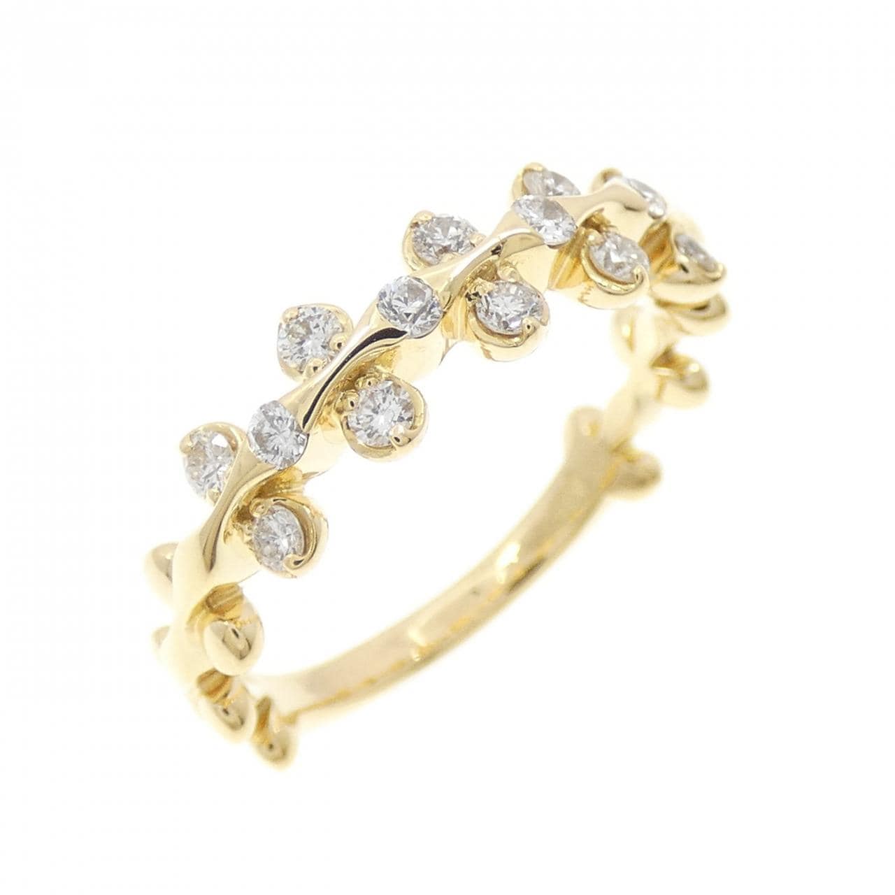 K18YG ダイヤモンド リング 0.33CT