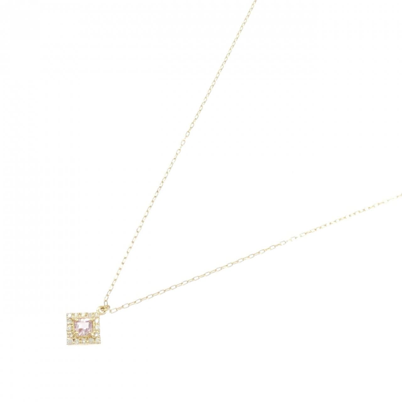 K18YG ガーネット ネックレス