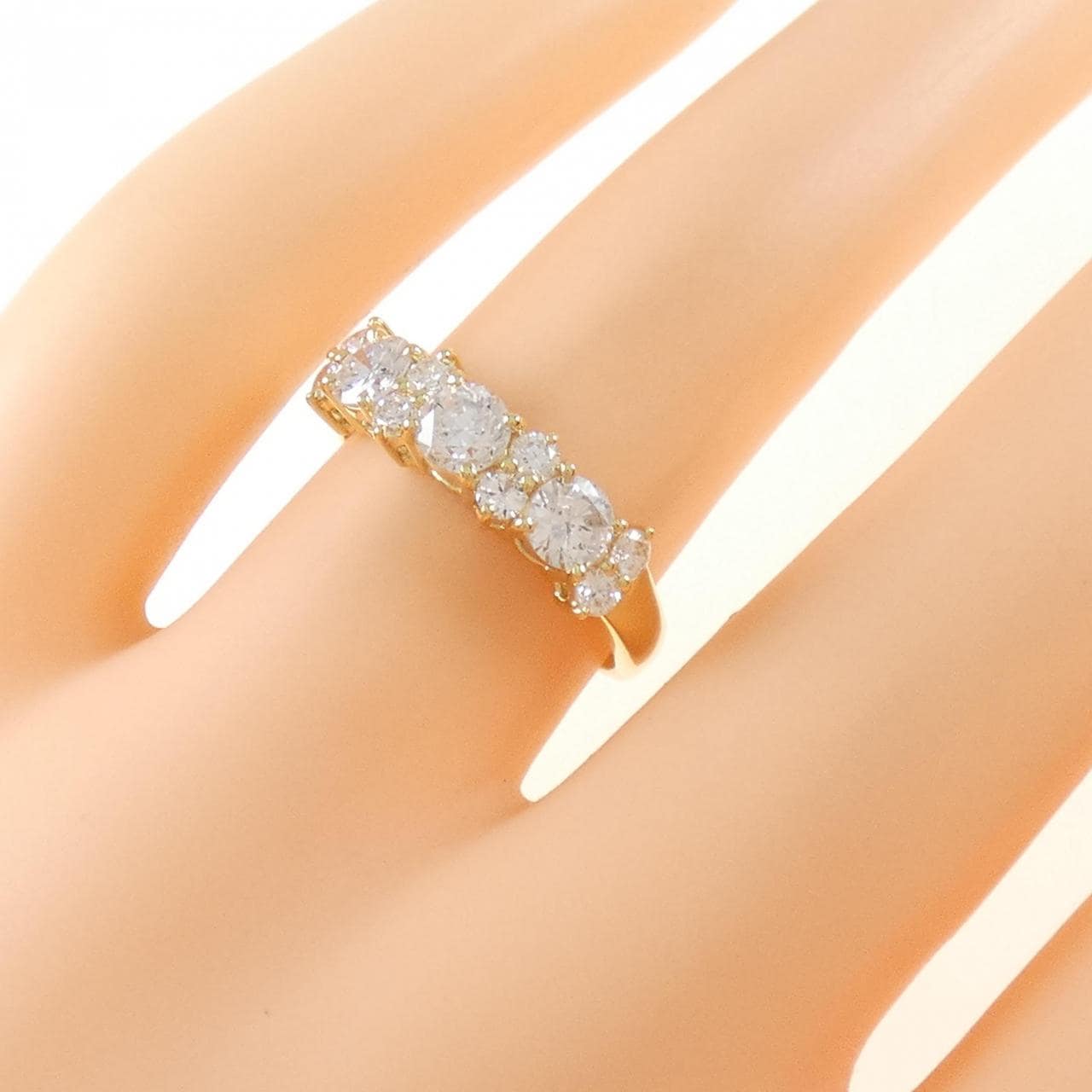 K18YG ダイヤモンド リング 1.00CT