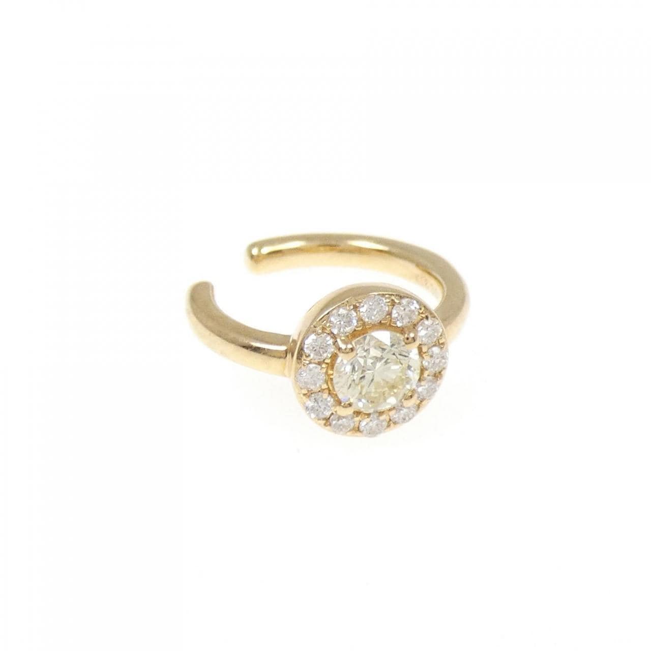 [BRAND NEW] K18YG Diamond Ear Cuff 0.20CT (Single)