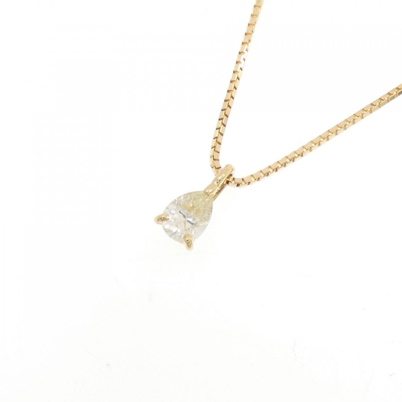 K18YG ダイヤモンド ネックレス 0.20CT