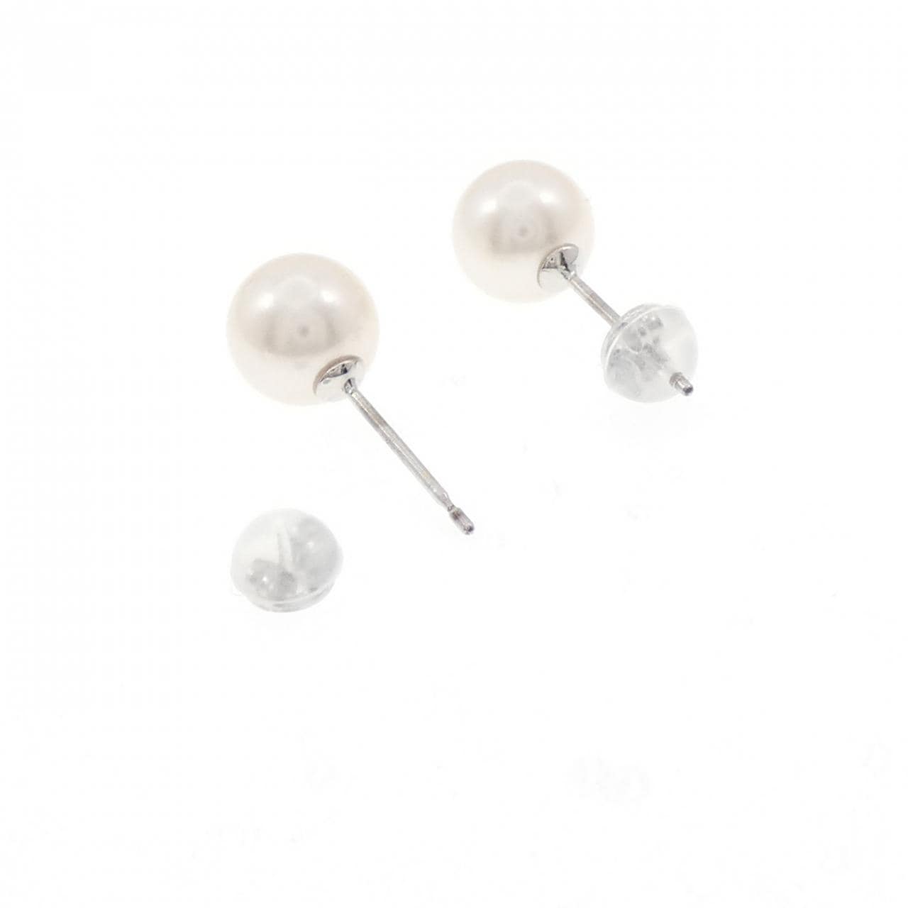 K14WG アコヤパール ピアス 7.8mm