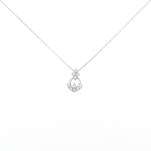 K18WG ダイヤモンド ネックレス 0.30CT