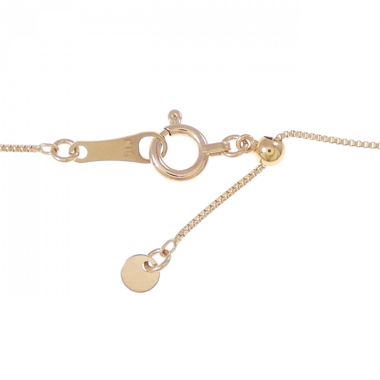 K18PG ダイヤモンド ネックレス 0.21CT