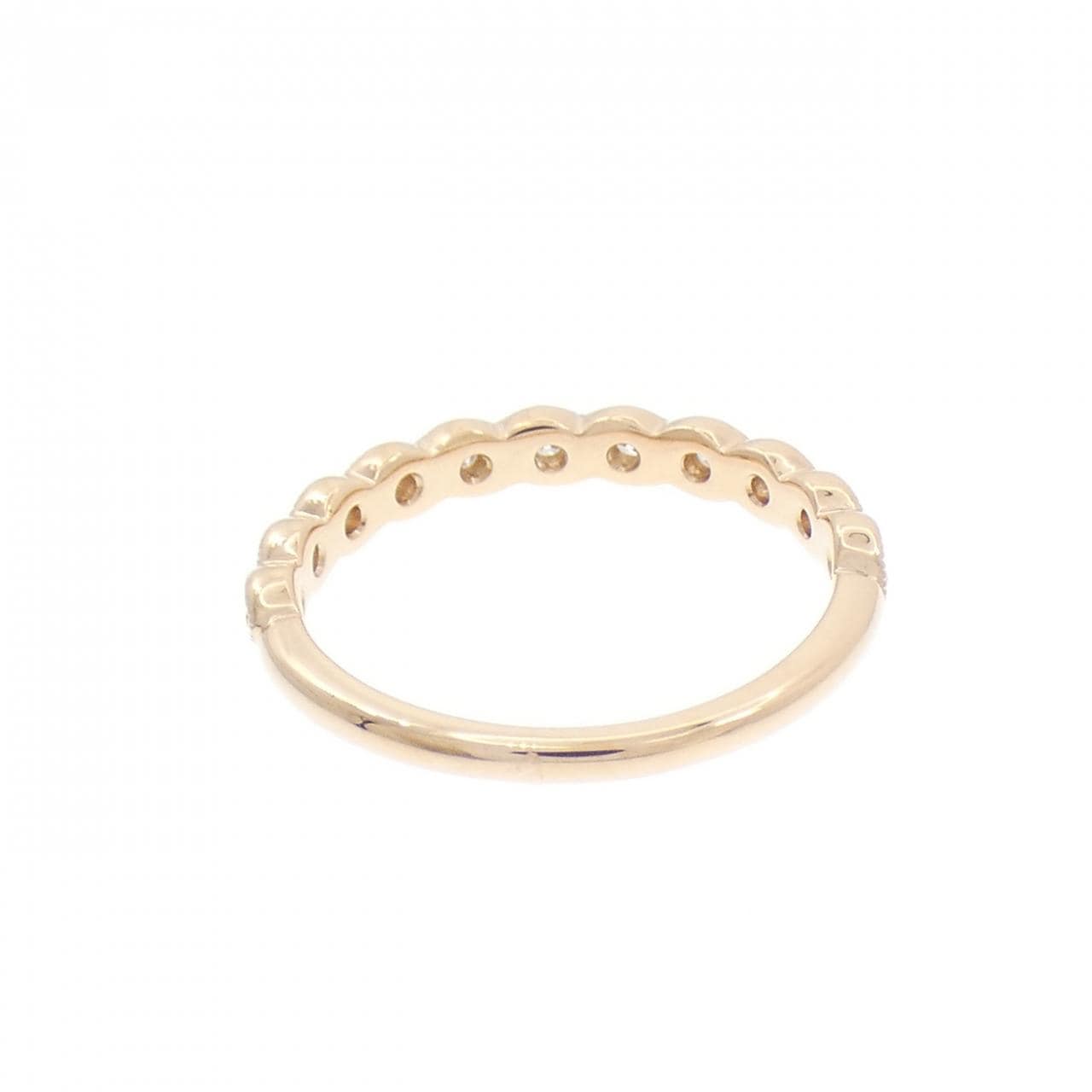 K18PG ダイヤモンド ピンキーリング 0.08CT