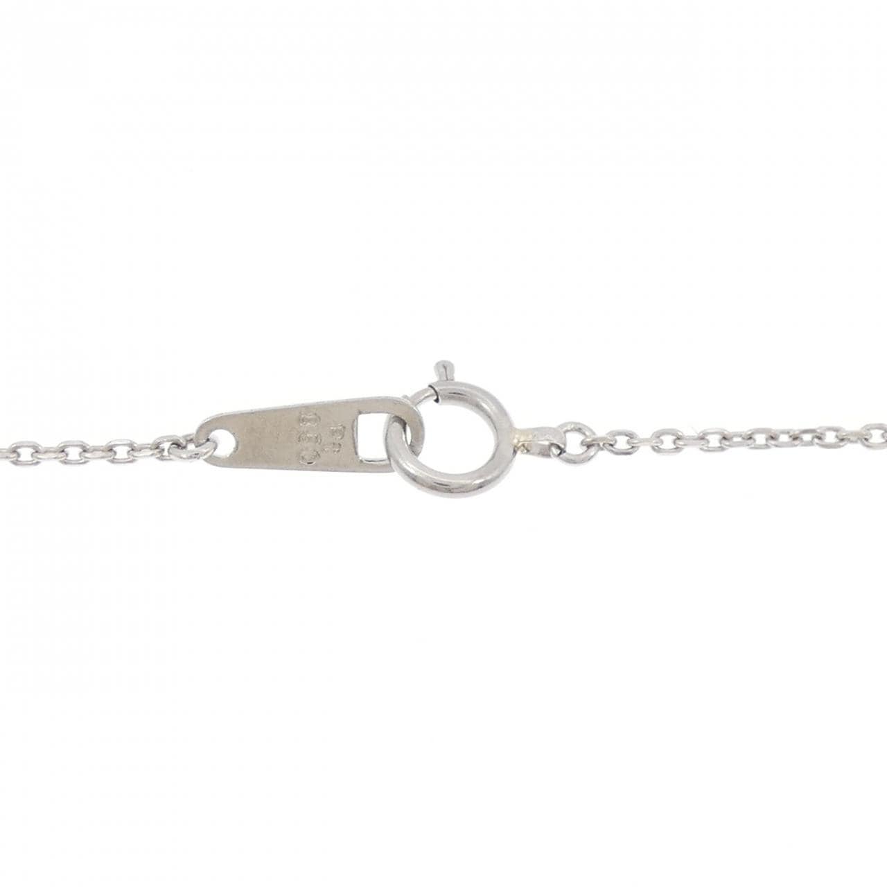 K18YG/PT850 ガーネット ネックレス 1.50CT