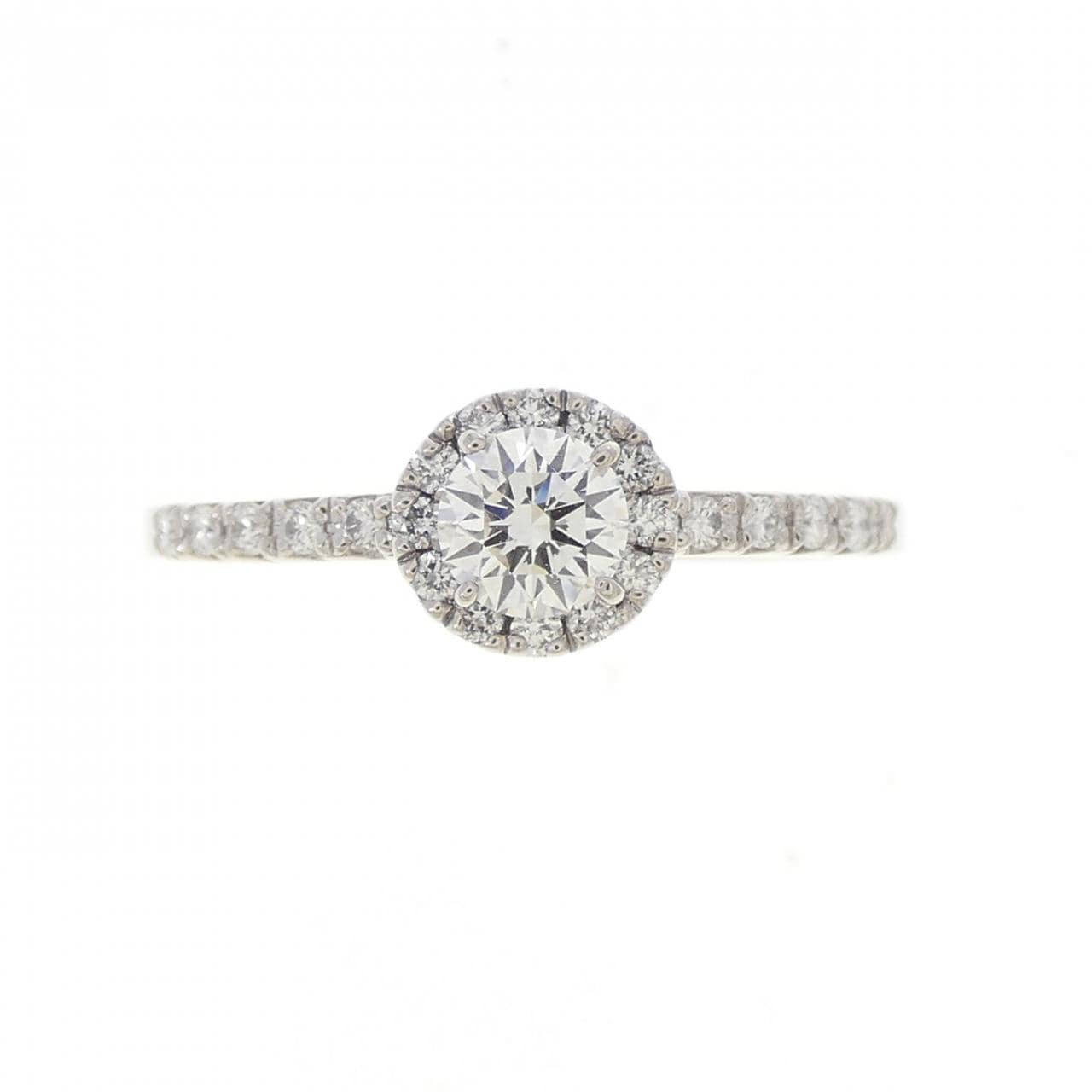 PT900 ダイヤモンド リング 0.256CT D VVS2 EXT H&C