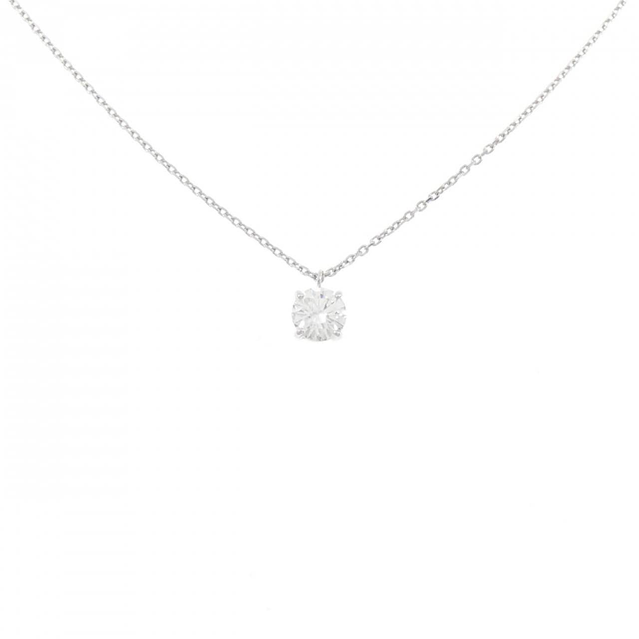 PT900/PT850 ダイヤモンド ネックレス 0.517CT F SI2 VG