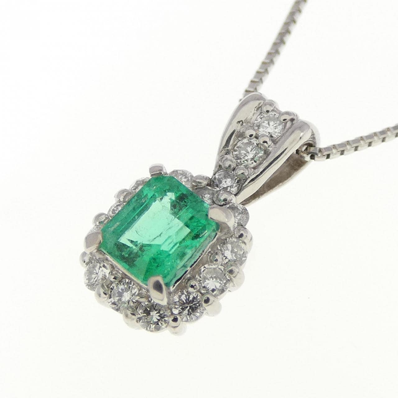 PT エメラルド ネックレス 0.26CT