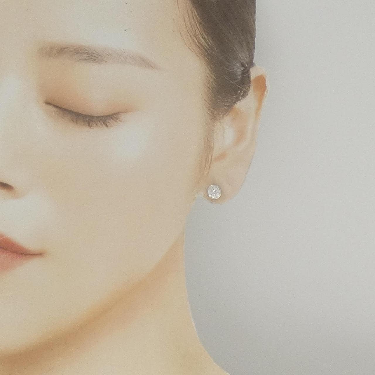 [Remake] PT900/ST Diamond Earrings 1.008CT F SI2 Fair (Single)