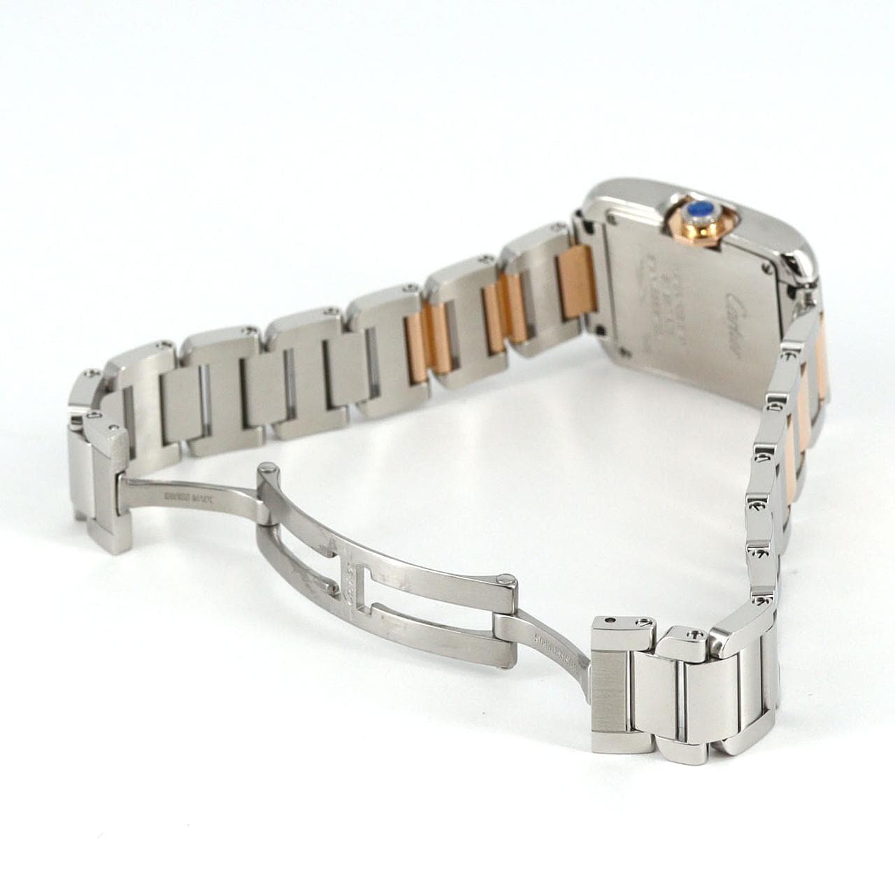 カルティエ タンクアングレーズSM PGコンビ W5310036 SSxPG クォーツ