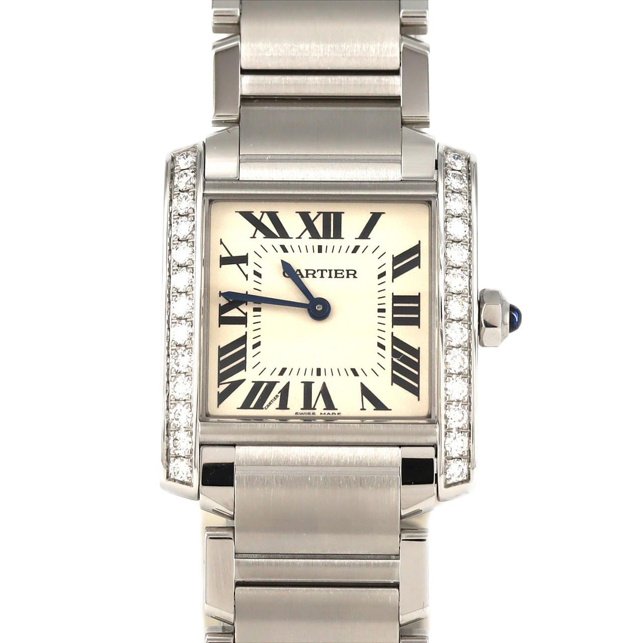 カルティエ タンクフランセーズMM/D W4TA0009 SS クォーツ