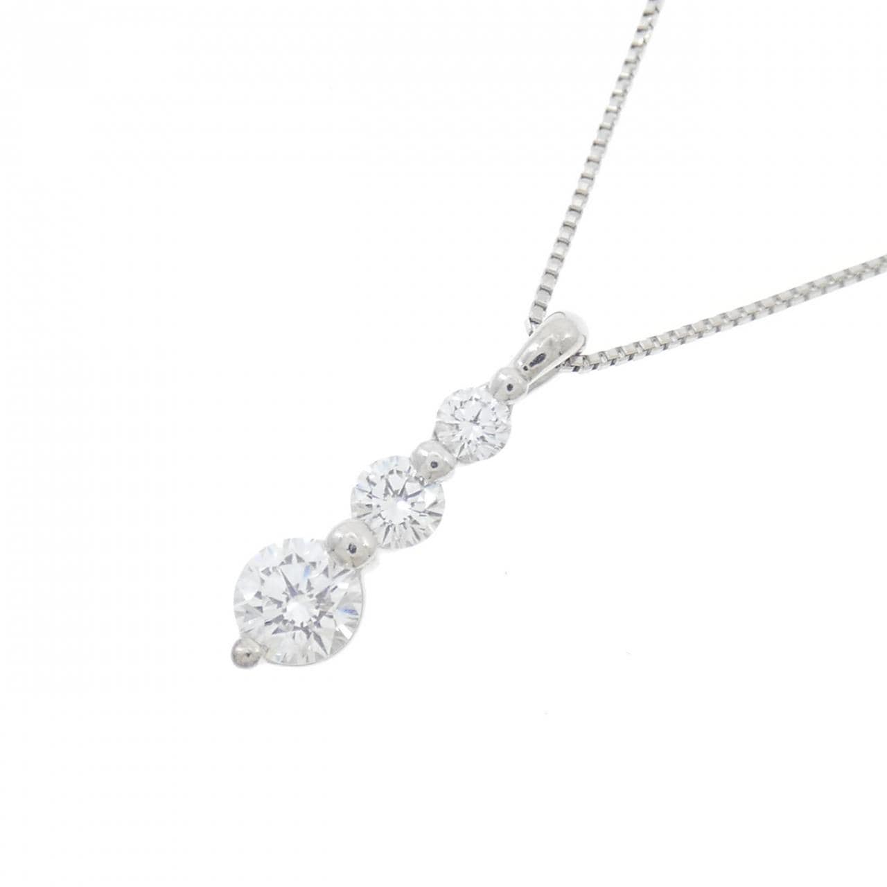 PT900/PT850 ダイヤモンド ネックレス 0.40CT