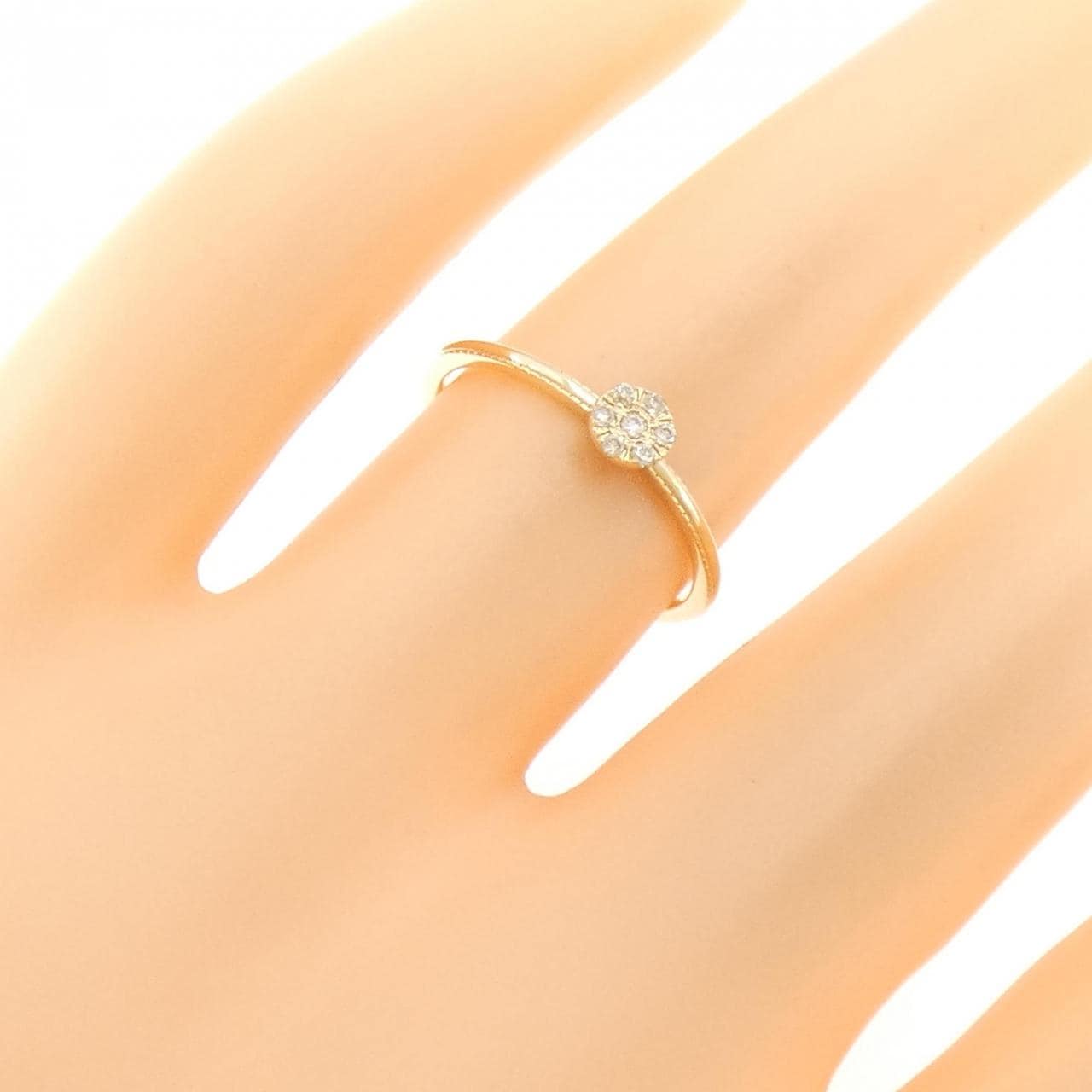 アガット ダイヤモンド リング 0.03CT